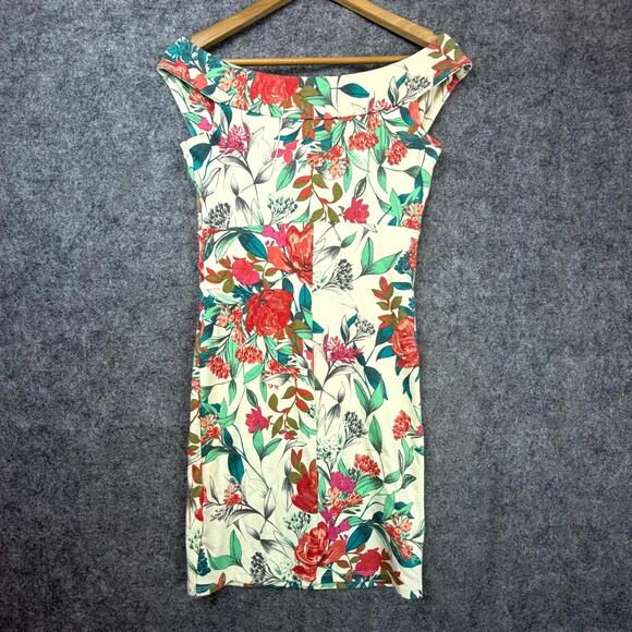 Guess Fernanda Knit Dress Women Small Garden Party Romantic 50s Inspired Picnic - Picture 2 of 8